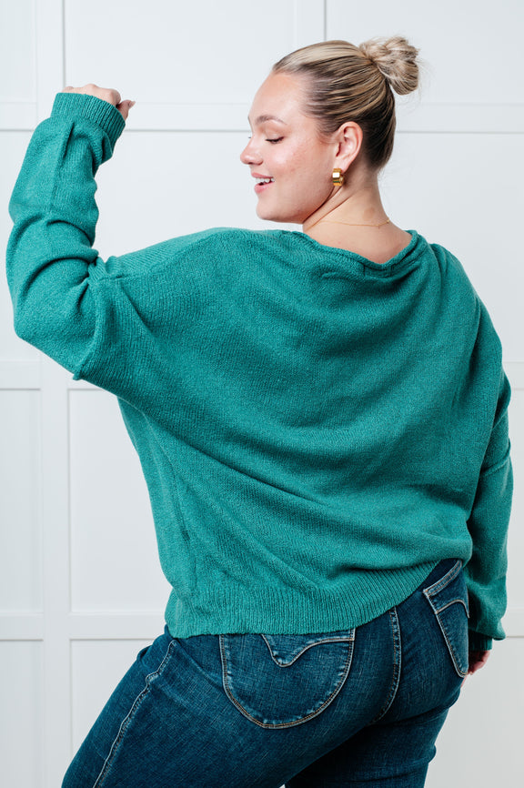 In Stitches Drop Shoulder Sweater Tops