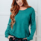 In Stitches Drop Shoulder Sweater Tops