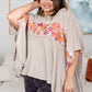 Isabel Embroidered Tunic in Mocha Tops   