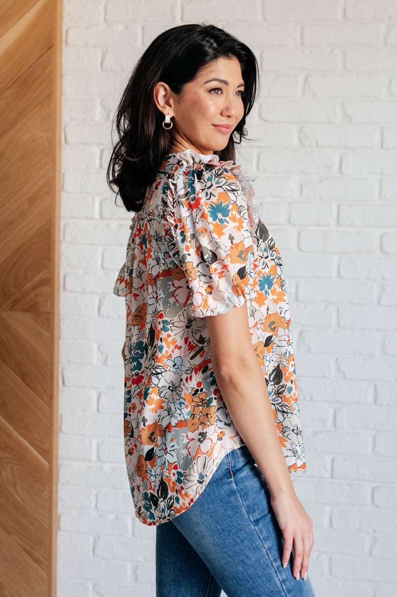 It's Intuitive Floral Blouse Blouses   