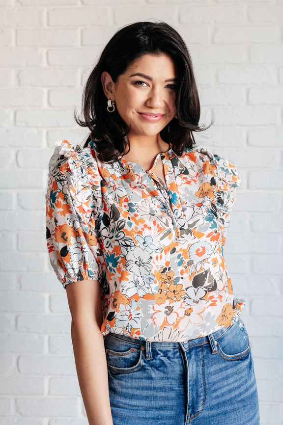 It's Intuitive Floral Blouse Blouses   