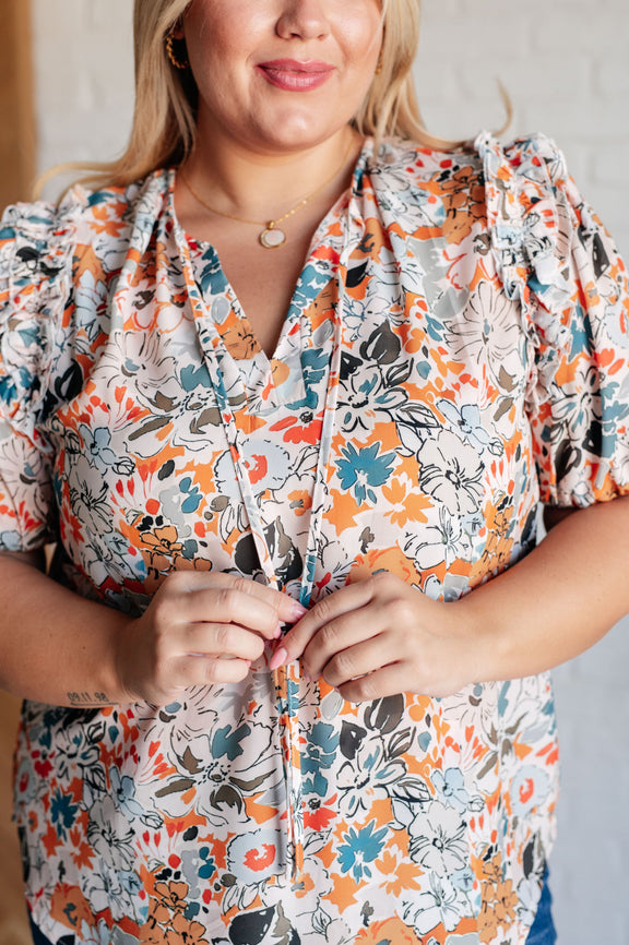 It's Intuitive Floral Blouse Blouses   