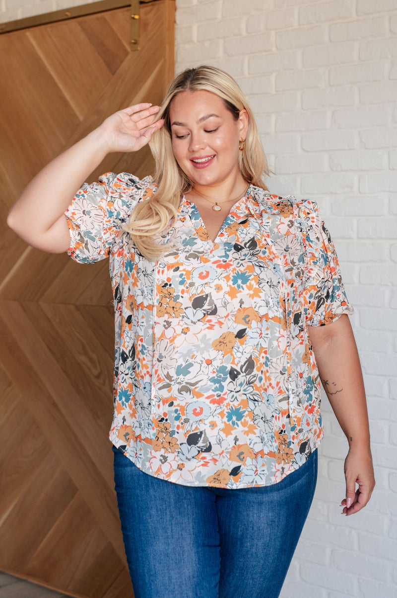 It's Intuitive Floral Blouse Blouses   