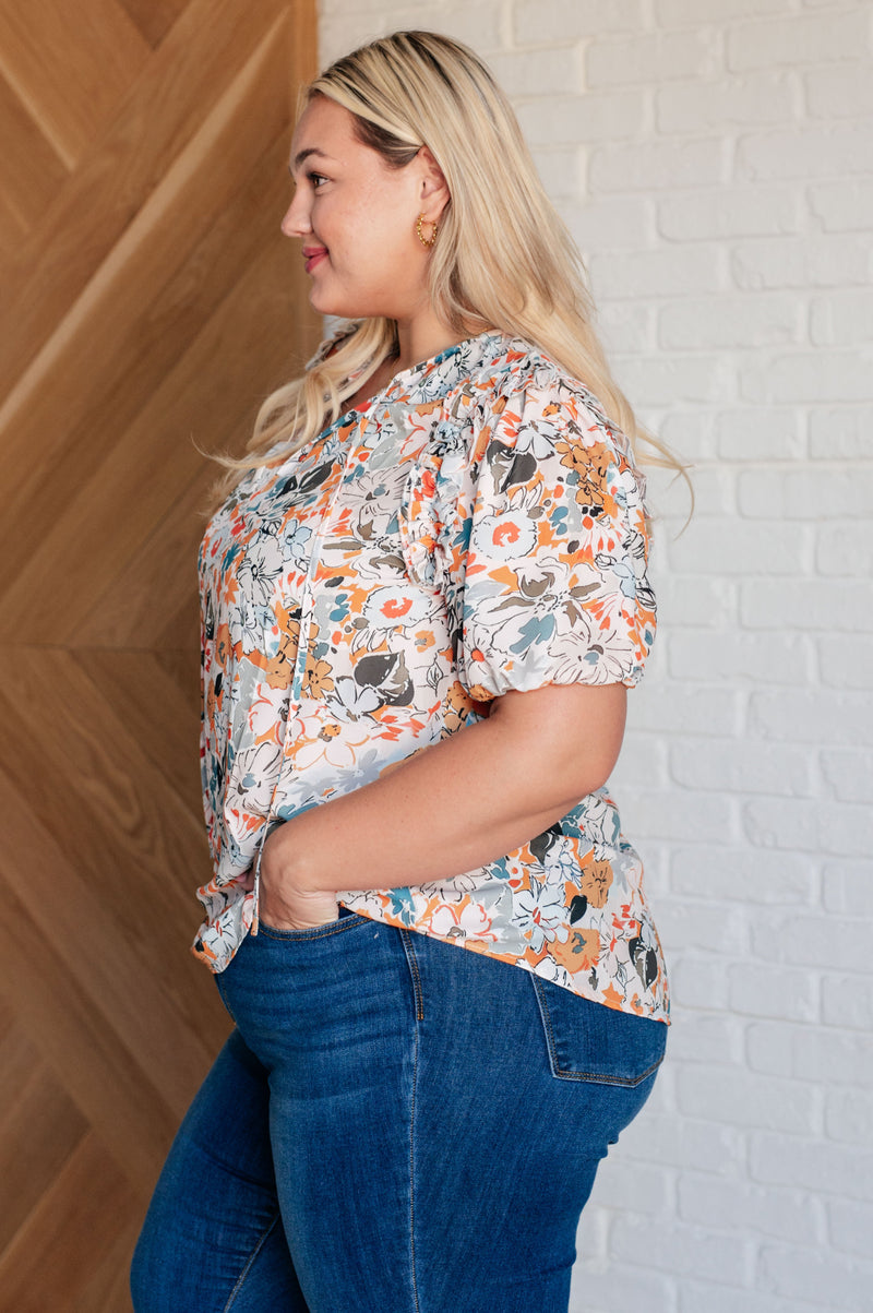 It's Intuitive Floral Blouse Blouses   