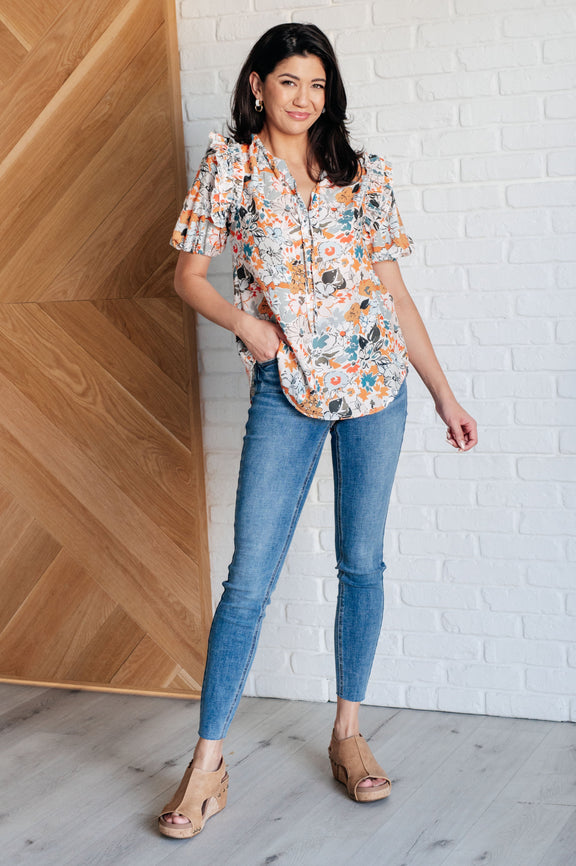 It's Intuitive Floral Blouse Blouses   