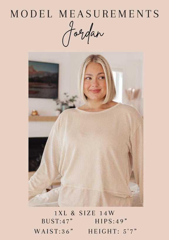 Up For Anything V-Neck Blouse in Taupe Womens Tops   