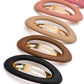 Jumbo Oval Hair Clips Set of 5 Accessories   