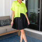 Just a Flirt Pleated Skirt in Black Womens Bottoms   