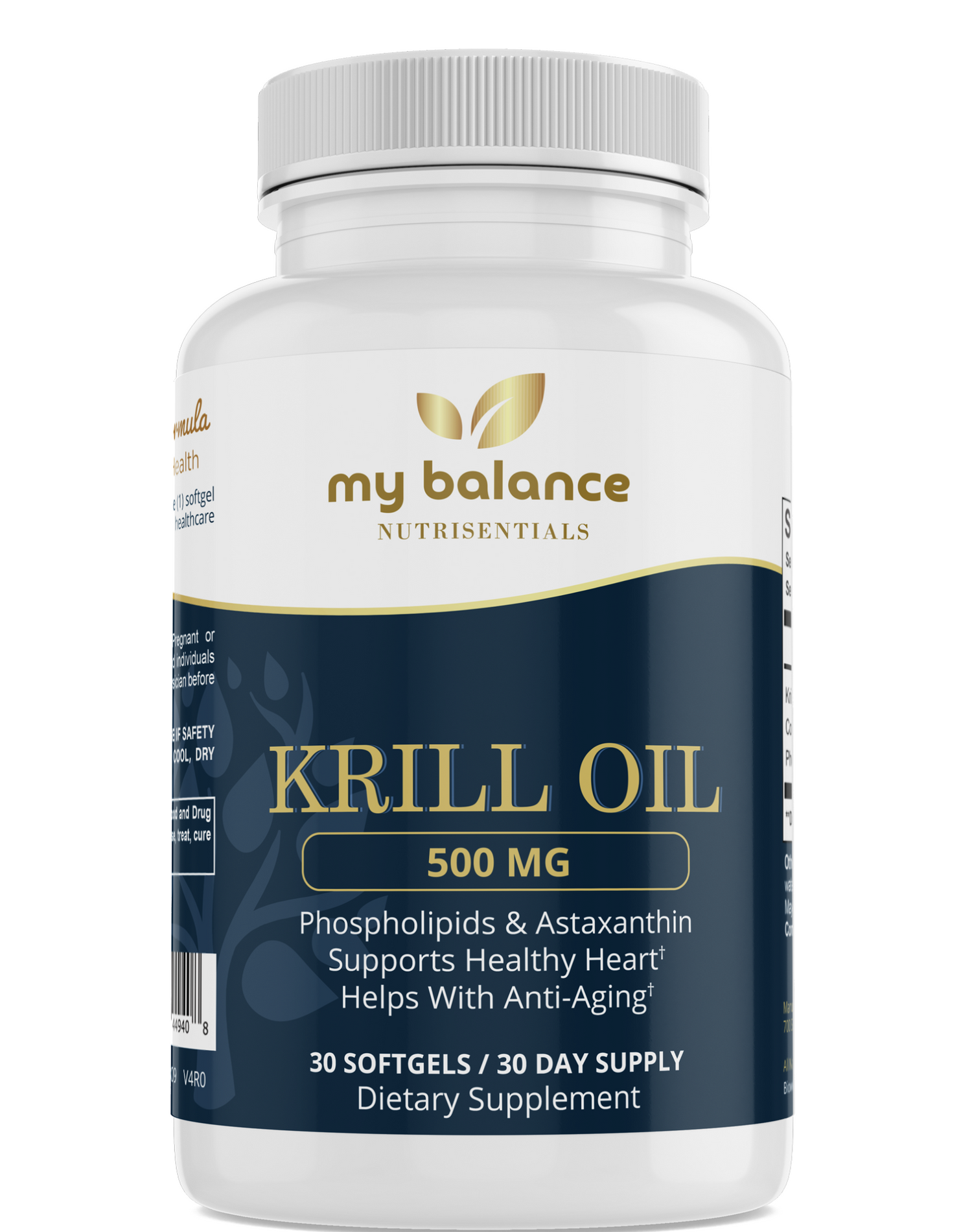 Krill Oil "A Rich Source of Omega-3 Fatty Acids" Vitamins   