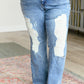 Judy Blue-Kiana High Rise Destroy Flare Denim   