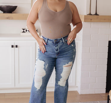 Judy Blue-Kiana High Rise Destroy Flare