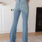 Judy Blue-Kiana High Rise Destroy Flare Denim   