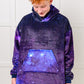 Kids Oversized Hoodie Blanket in Starry Sky Layers