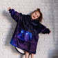 Kids Oversized Hoodie Blanket in Starry Sky Layers