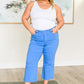 Judy Blue-Lisa High Rise Control Top Wide Leg Crop Jeans Denim   