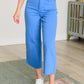 Judy Blue-Lisa High Rise Control Top Wide Leg Crop Jeans Denim   