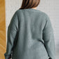 Lakeside View Drop Shoulder Sweater in Sage Tops   