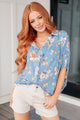 Lanikai Floral Button Down Womens Tops   