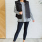 Layering Queen Quilted Puffer Vest in Black Layers   