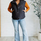 Layering Queen Quilted Puffer Vest in Black Layers   