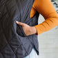 Layering Queen Quilted Puffer Vest in Black Layers   