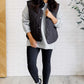 Layering Queen Quilted Puffer Vest in Black Layers   