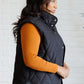 Layering Queen Quilted Puffer Vest in Black Layers   