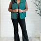 Layering Queen Quilted Puffer Vest in Hunter Green Layers   