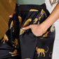 Legendary in Leopard Satin Wide Leg Pants Bottoms   