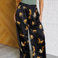 Legendary in Leopard Satin Wide Leg Pants Bottoms   