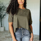 Less Than Stressed Asymmetrical Distressed Top Womens Tops   