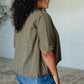 Less Than Stressed Asymmetrical Distressed Top Womens Tops   