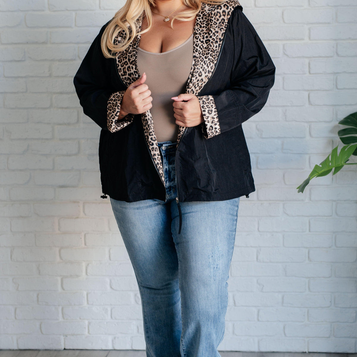 Let's Get Wild Hooded Windbreaker - Three Mad Hatters Mercantile 