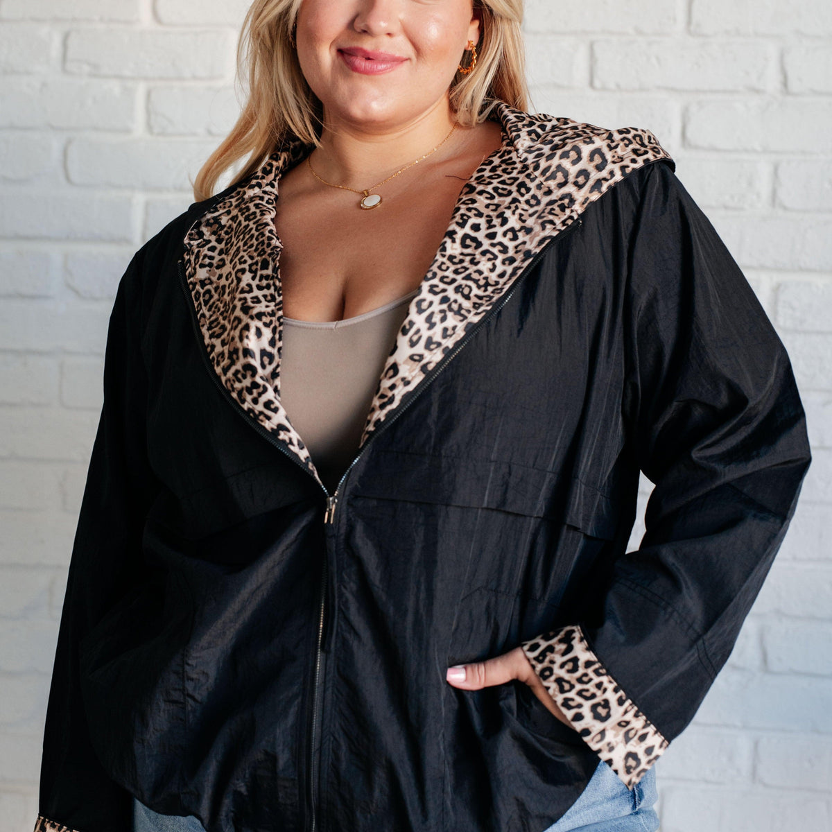 Let's Get Wild Hooded Windbreaker - Three Mad Hatters Mercantile 