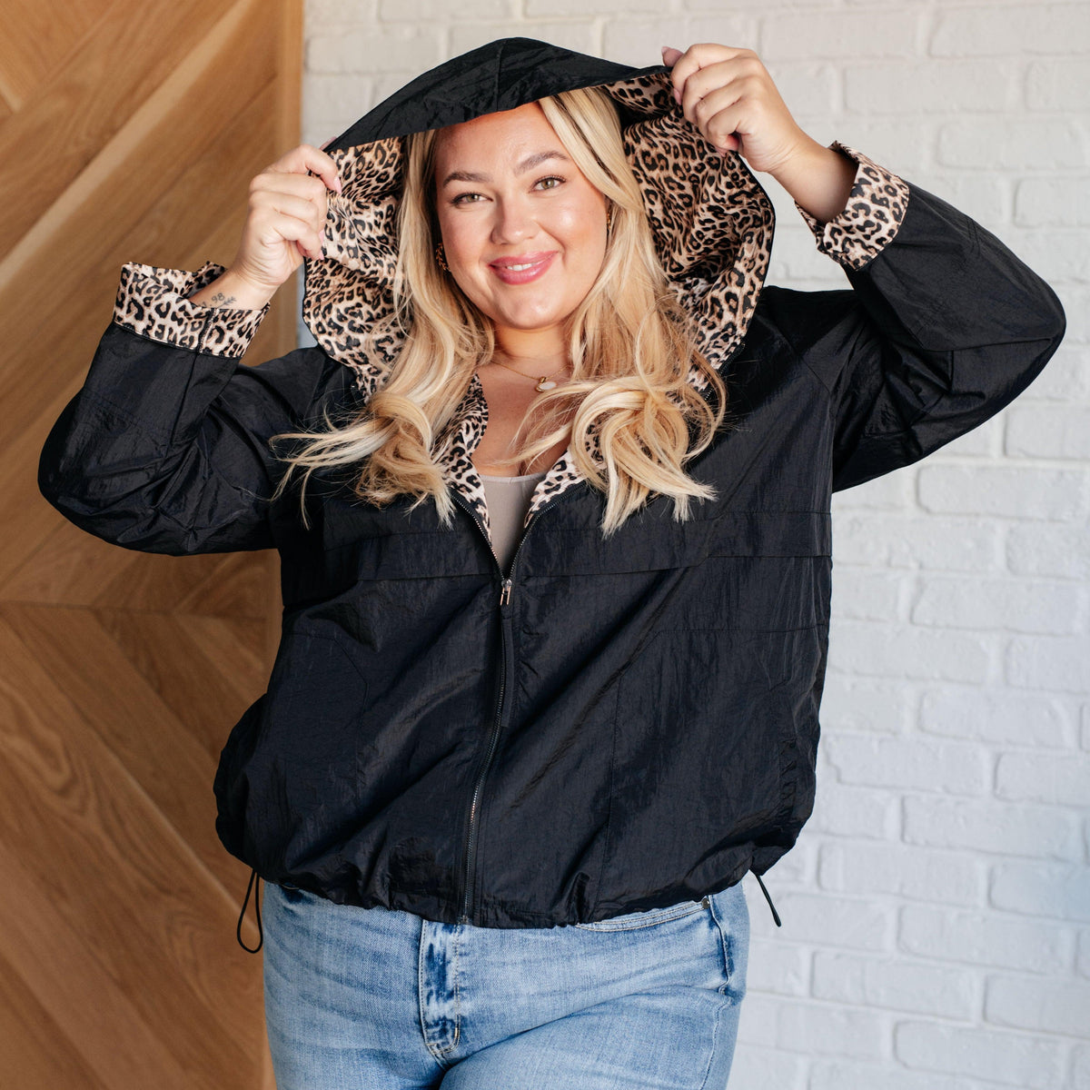 Let's Get Wild Hooded Windbreaker - Three Mad Hatters Mercantile 