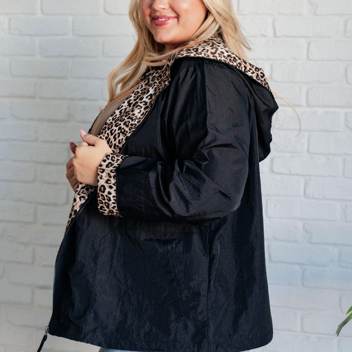 Let's Get Wild Hooded Windbreaker - Three Mad Hatters Mercantile 