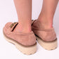 Literally Loafers in Blush Faux Suede Womens   