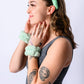 Lost in the Moment Headband and Wristband Set in Green Health & Beauty   