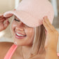 Lyla Sherpa Ball Cap in Pink Accessories   