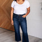 Madeline High Rise Cropped Wide Leg Jeans Womens Cropped Wide Leg Jeans   