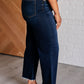 Madeline High Rise Cropped Wide Leg Jeans Womens Cropped Wide Leg Jeans   