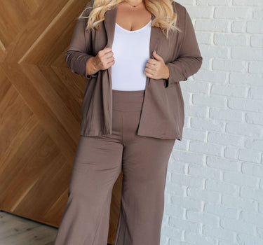 Magic 3/4 Blazer in Dark Mocha