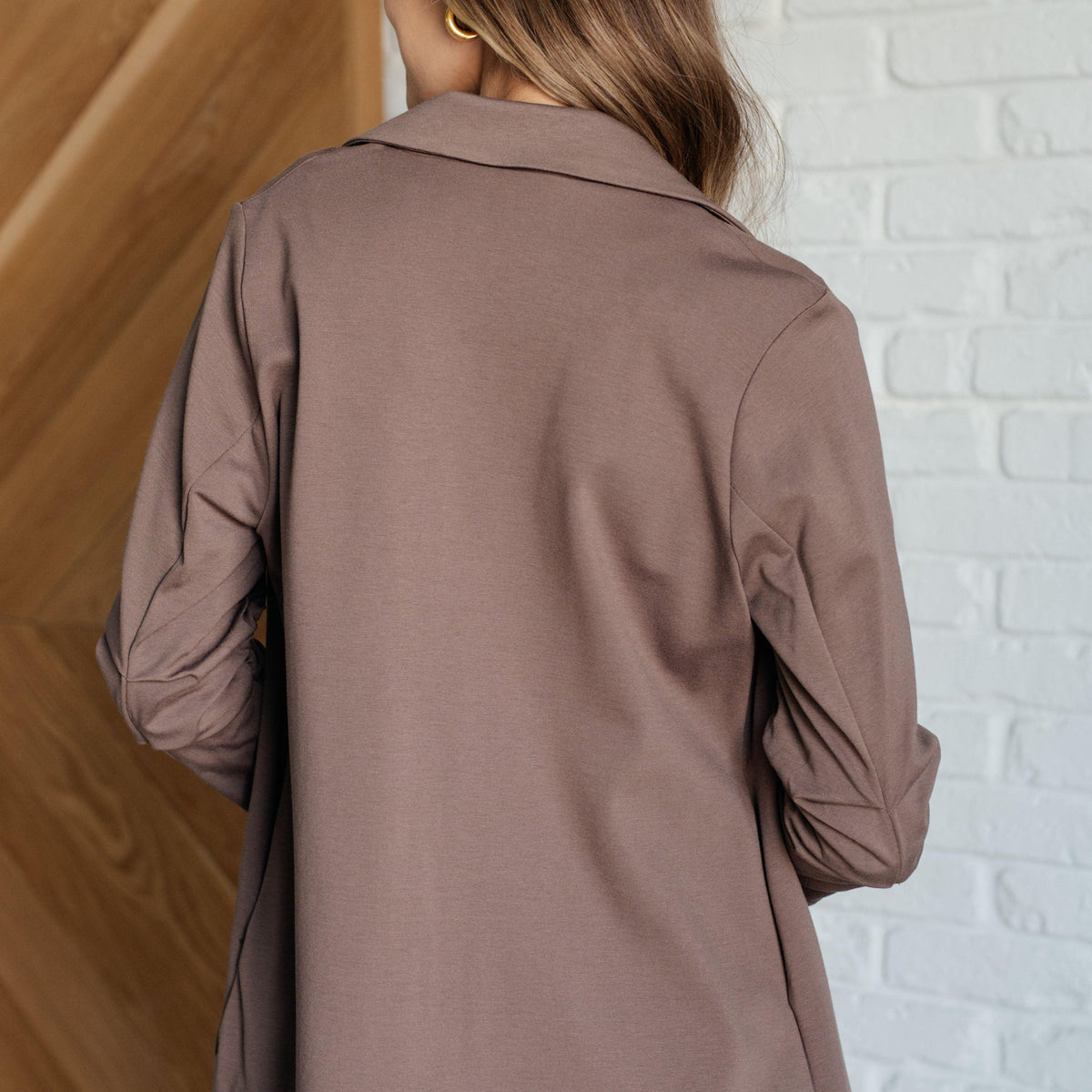 Magic 3/4 Blazer in Dark Mocha - Three Mad Hatters Mercantile 