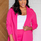 Magic 3/4 Blazer in Hot Pink Layers   