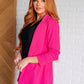 Magic 3/4 Blazer in Hot Pink Layers   