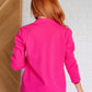 Magic 3/4 Blazer in Hot Pink Layers   