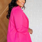 Magic 3/4 Blazer in Hot Pink Layers   