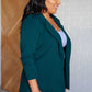 Magic 3/4 Blazer in Hunter Green Layers   