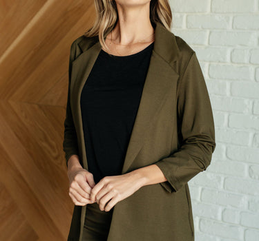 Magic 3/4 Blazer in Olive