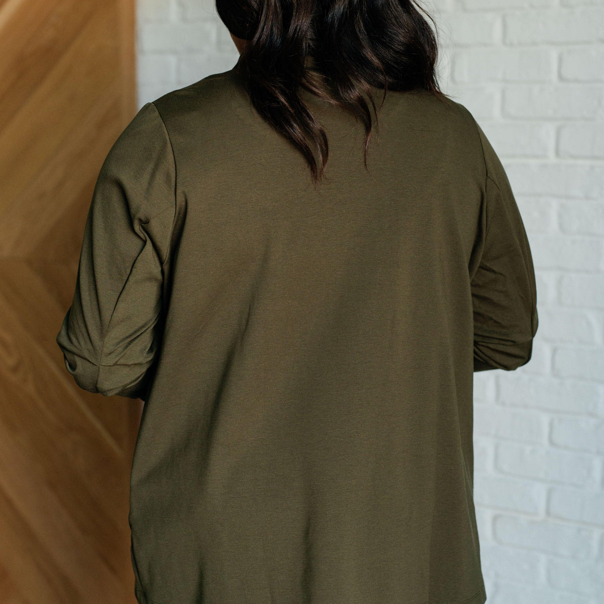 Magic 3/4 Blazer in Olive - Three Mad Hatters Mercantile 